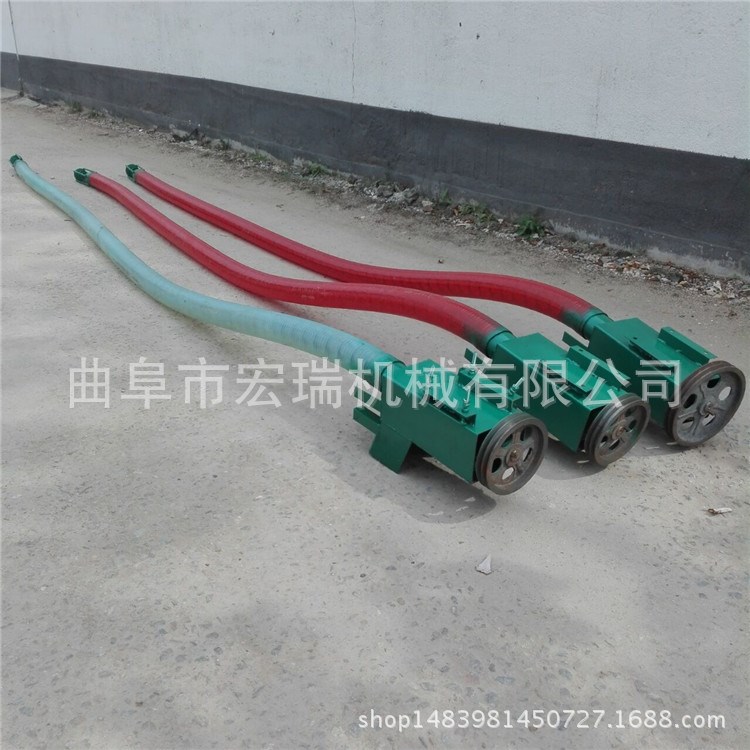 蛟龙软管颗粒提升机 小型黄豆稻谷提升机价格 矿用螺旋提升机