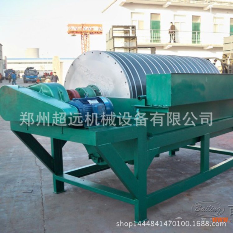 滚筒强磁磁选机 湿式永磁磁选机 厂家供应矿用磁选设备