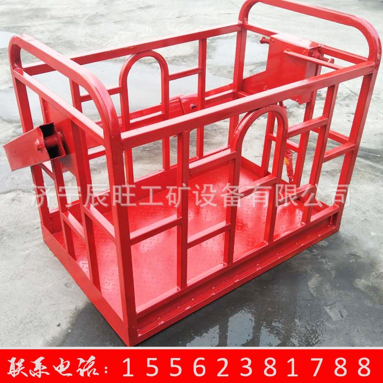 高空作业防护吊篮 定做尺寸高空吊车吊篮 吊车专用吊篮厂