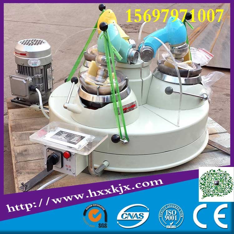 圆盘是研磨机 实验室智能选矿三头研磨机 XPM120*3玛瑙头研磨机