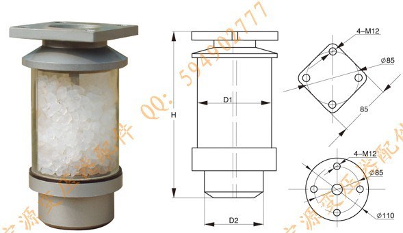 主营供应变压器吸湿器-0.5Kg硅胶吸湿器-宏源变压器配件厂