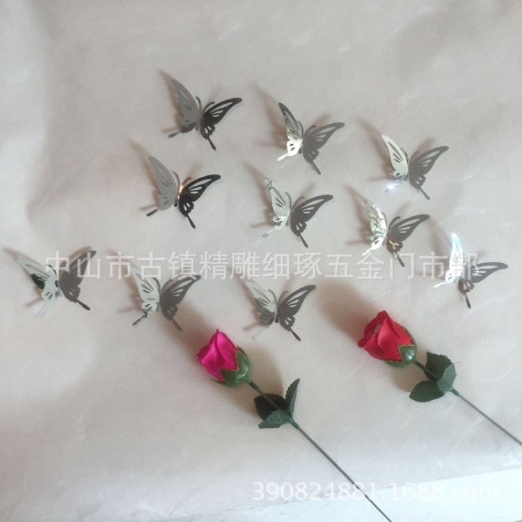 装饰工程定做 10只蝴蝶背景墙装饰 KTV 酒吧 网吧 咖啡厅装修