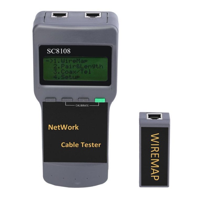 SC8108网络测线仪 网线长度测试  cable tester sc8108 厂家直销