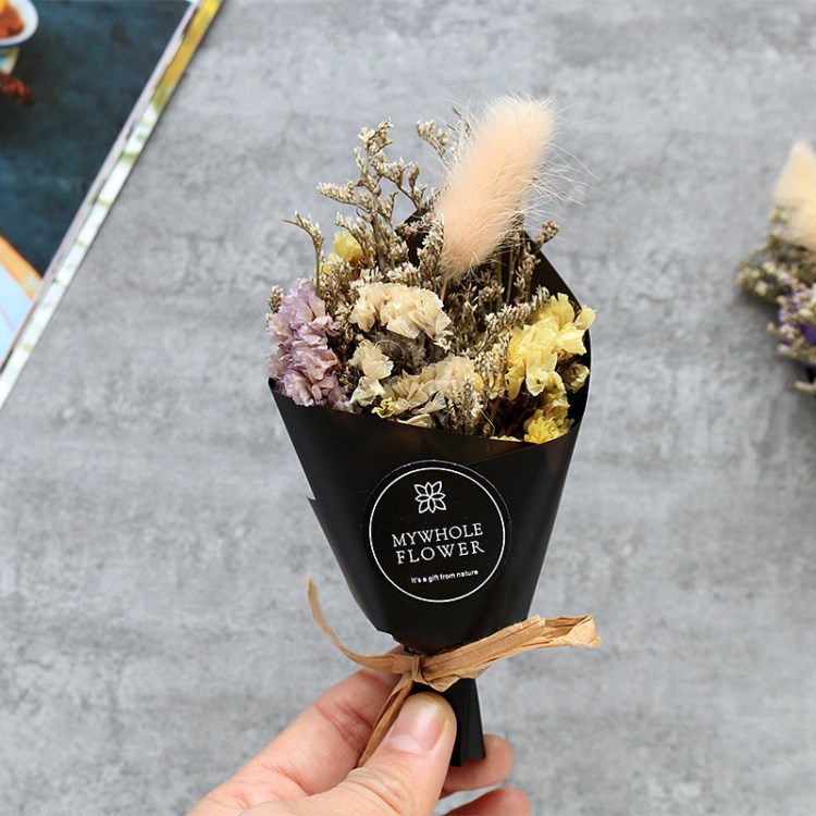干花气氛布置韩国居家用品批发HS18-HS20迷你小花束情人节日礼品