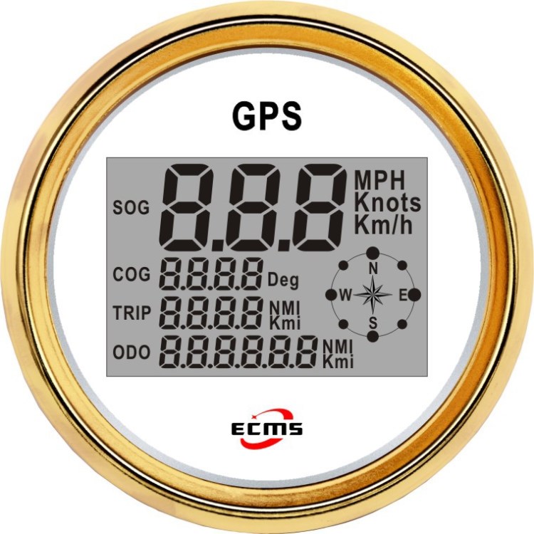 厂家供应 汽车 改装车 摩托车 游艇85mmGPS数显速度表多功能仪表