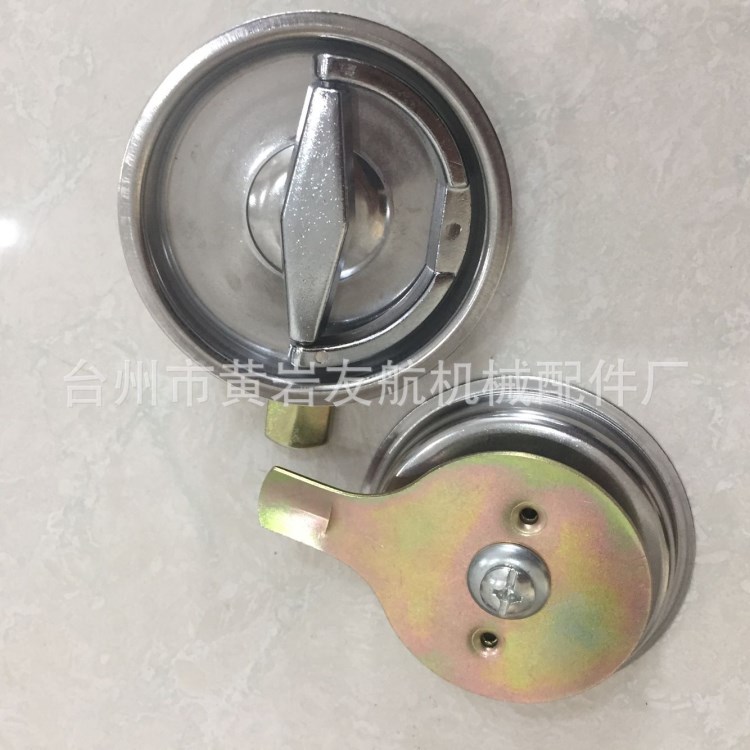 友航厂家直销消防箱门锁/圆形旋转拉手锁