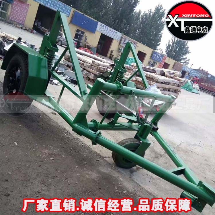 热卖电缆拖车 电力运输车 放线炮车 钢线车 5吨双稳机 多功能车