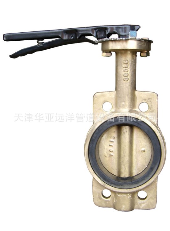 铝青铜蝶阀黄铜蝶阀手动全铜蝶阀D71X-10T/16T