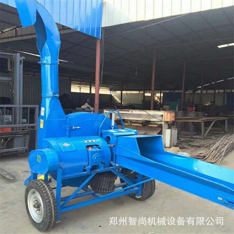 智尚机械玉米秸秆铡草机 养殖饲料铡草粉碎机 多功能青贮铡草机