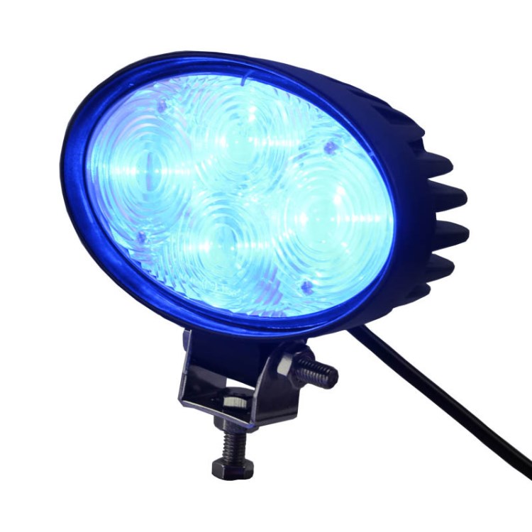 12W led工作灯 汽车工程机械灯 检修射灯 led work light 蓝光叉