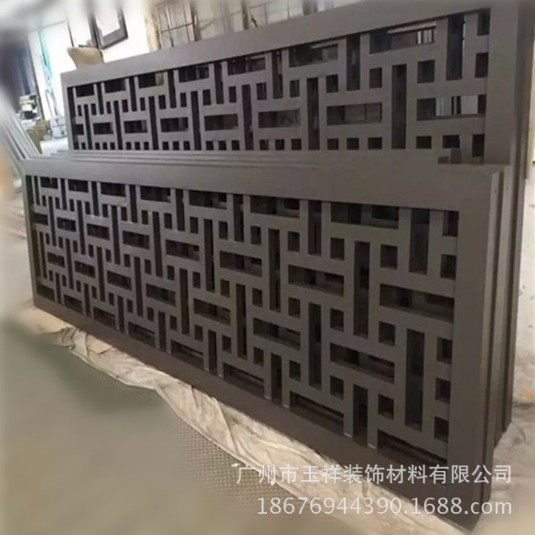 雕花铝单板厂家定制 艺术镂空雕刻异型铝天花吊顶 数控精密加工