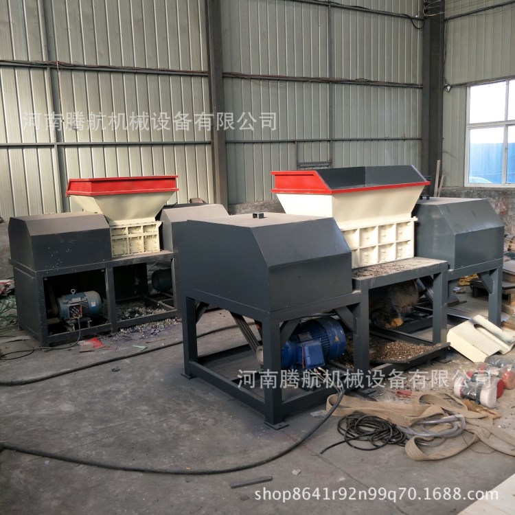 废纸箱撕碎机 多用途造纸厂边角料粉碎机 电子垃圾粉碎回收设备
