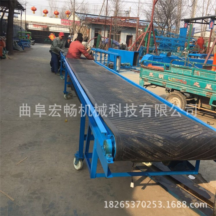 北京 环保全覆盖式污泥垃圾皮带输送机 Z字型皮带上料机 厂家