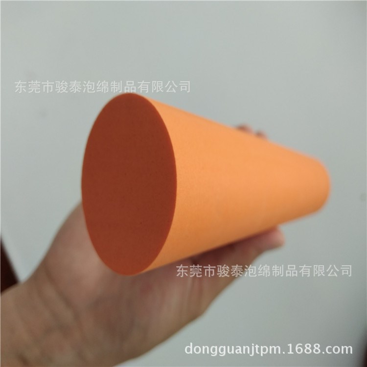 EVA柱子实心 彩色EVA塑胶柱 线切割异形EVA半圆柱 雕槽