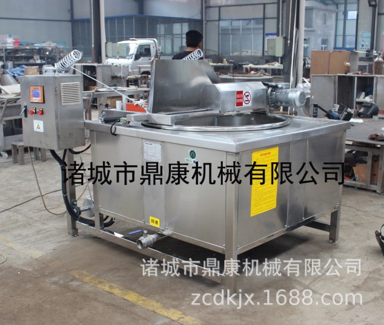 食品厂油炸机设备 猫耳朵面食全自动油炸机器 节能油炸锅