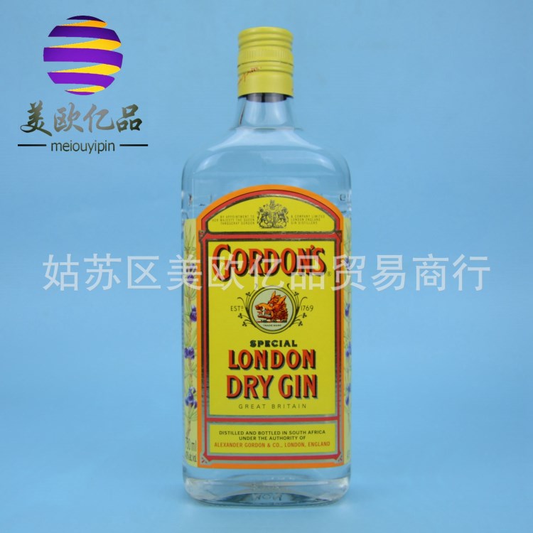 批发兼零售 英国 洋酒 原装 哥顿金 杜松子 金酒 750ml