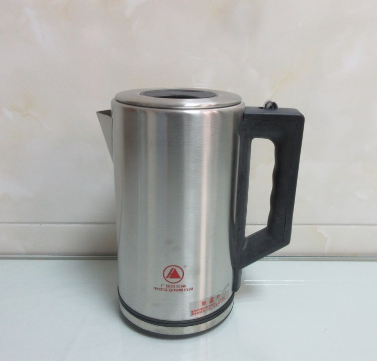 广东HSJ不锈钢电热水壶F01磨砂 2.2L快速烧水  1800W