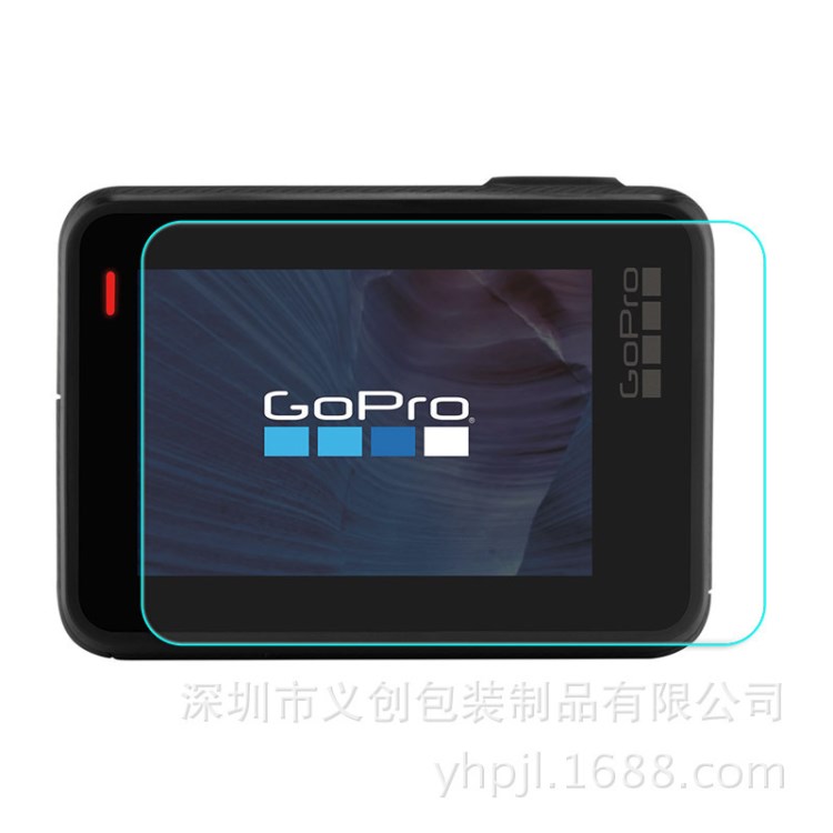 gopro5 hero5相机贴膜保护膜高清膜镜头LCD屏幕膜gopro钢化玻璃膜