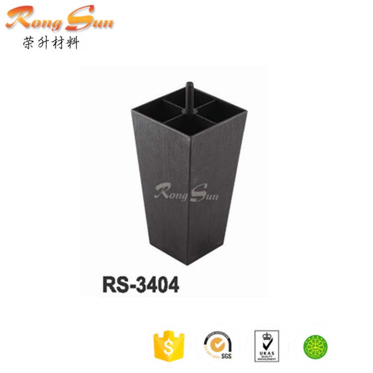 高品质 RS-3404 方形凸螺丝塑料脚 沙发脚 家具五金配件大全 方形