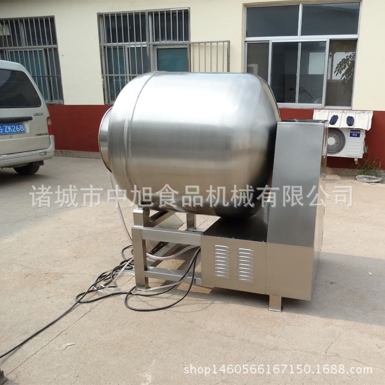 大连黄花鱼滚揉腌制机 中旭里脊肉滚揉腌制机 小型肉串入味滚揉机