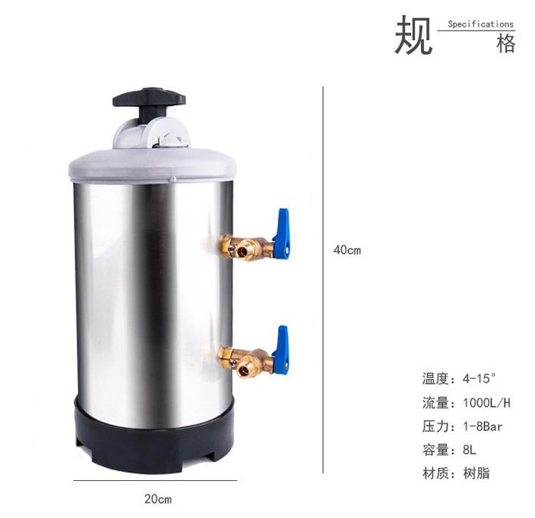 意大利DVA8L软水器 半自动咖啡机配套用品