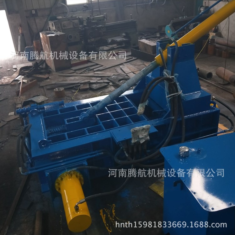 金属废料液压打包机 铁屑钢筋头压块机 边角料挤压成型打包机设备