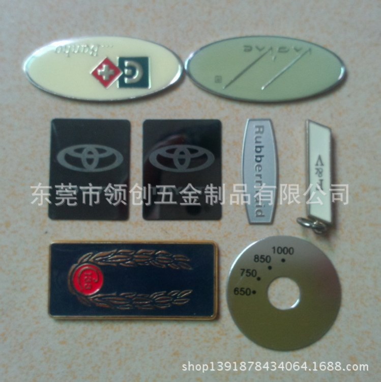 五金logo装饰片 不锈钢腐蚀装饰片 金属饰片