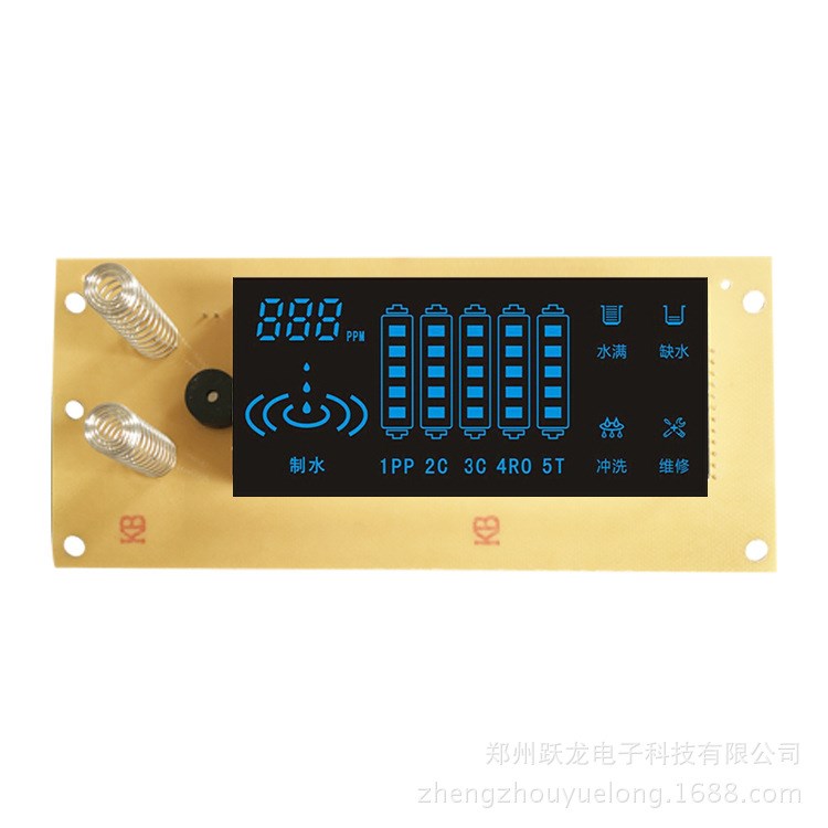 YL-T1多功能净水器电脑板开发 五级滤芯带TDS显示水机控制板