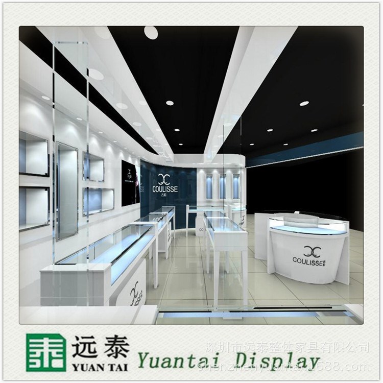 2017广东深圳热门创意时尚大气保养品展示柜设计定制G-A26