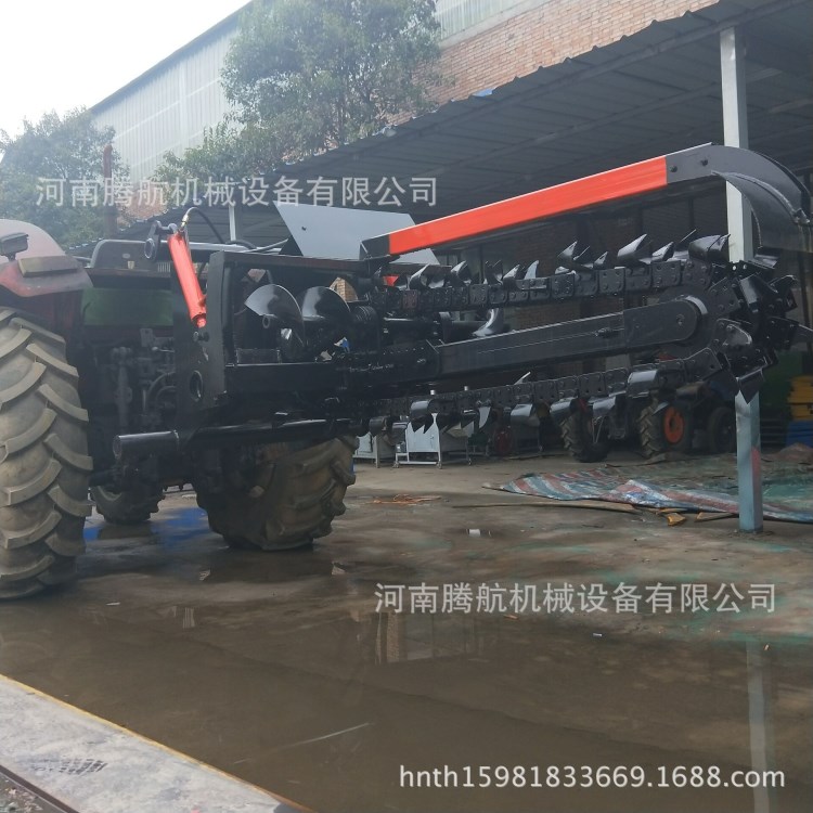 加工定制小型链条开沟机 自来水管道开沟机 电缆电线地埋线开槽机