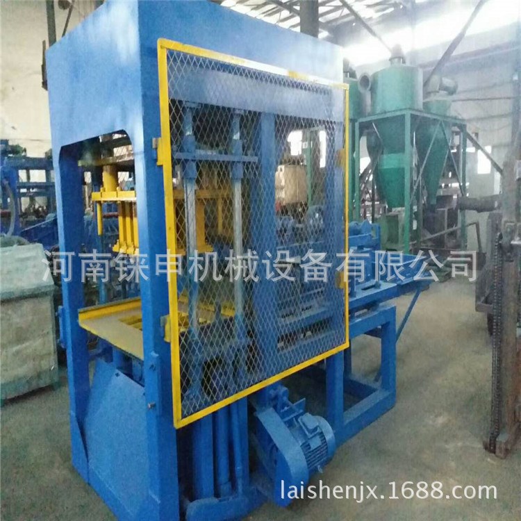供应铼申牌4-15 全自动水泥砖机 彩色面包砖机 混凝土压砖制砖机