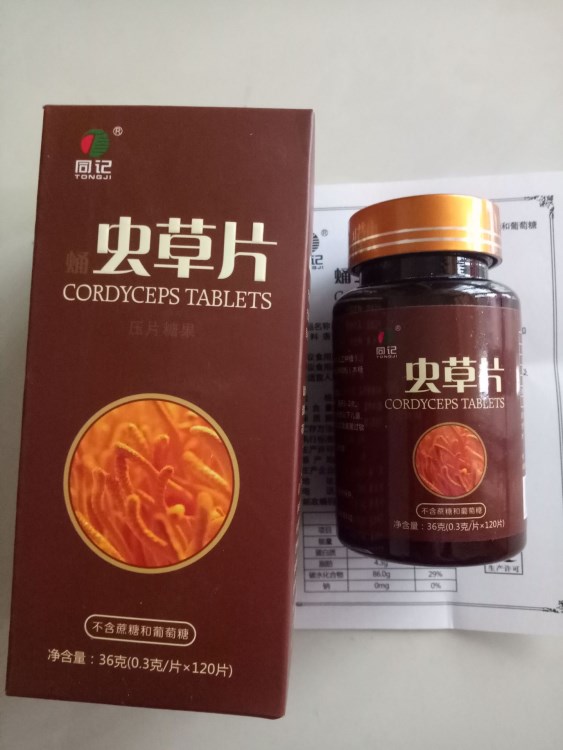 虫草片 男用食品品   蛹虫草片