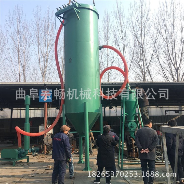 烟台  塑胶颗粒粉末密闭自吸式气力输送机  脉冲袋式气力吸料机