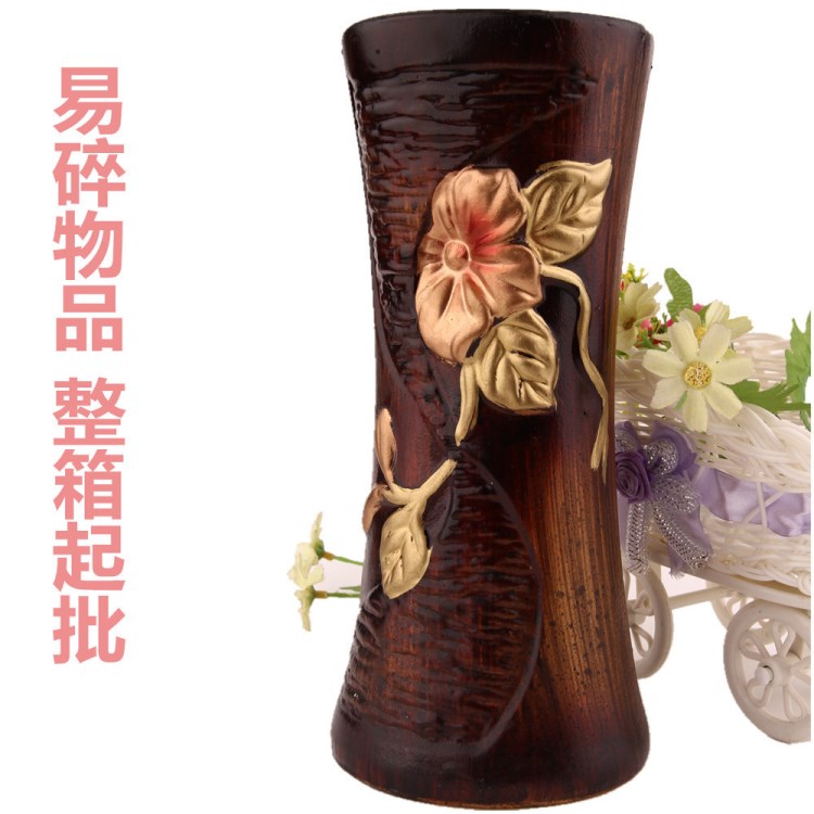 十元店货源厂家直销欧式10寸陶瓷花瓶 花瓶9.9元百货批发