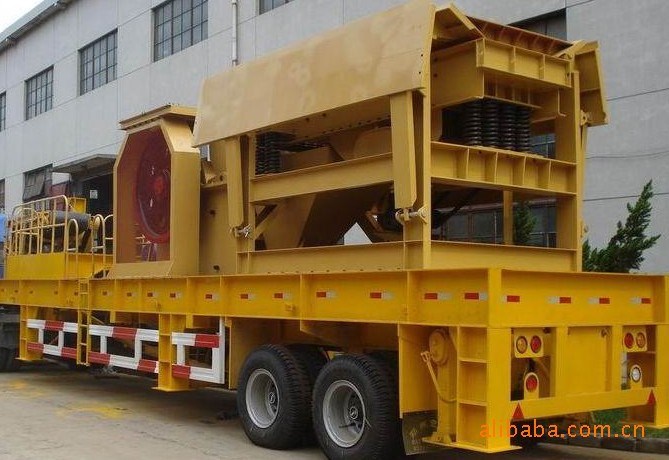 鄂式移动破碎站 EP600X900移动破碎站 建筑垃圾破碎机（可订做）