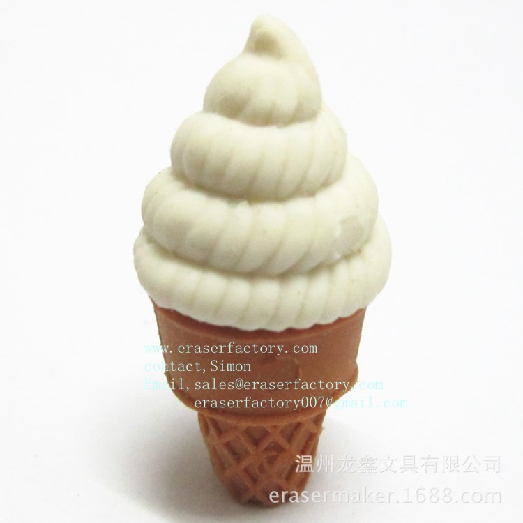 冰激凌橡皮擦 火炬趣味造型 icecream erasers