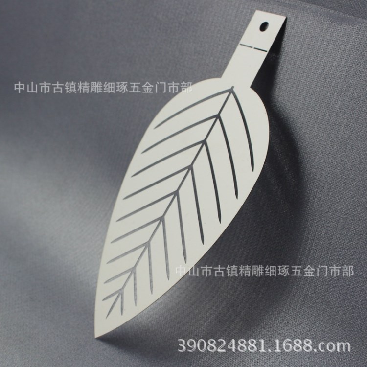 腐蚀金属挂件 蚀刻加工 不锈钢镂空叶子片 灯饰装饰片配件