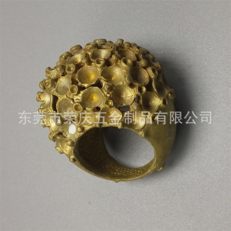铜五金饰品挂件黄铜戒指