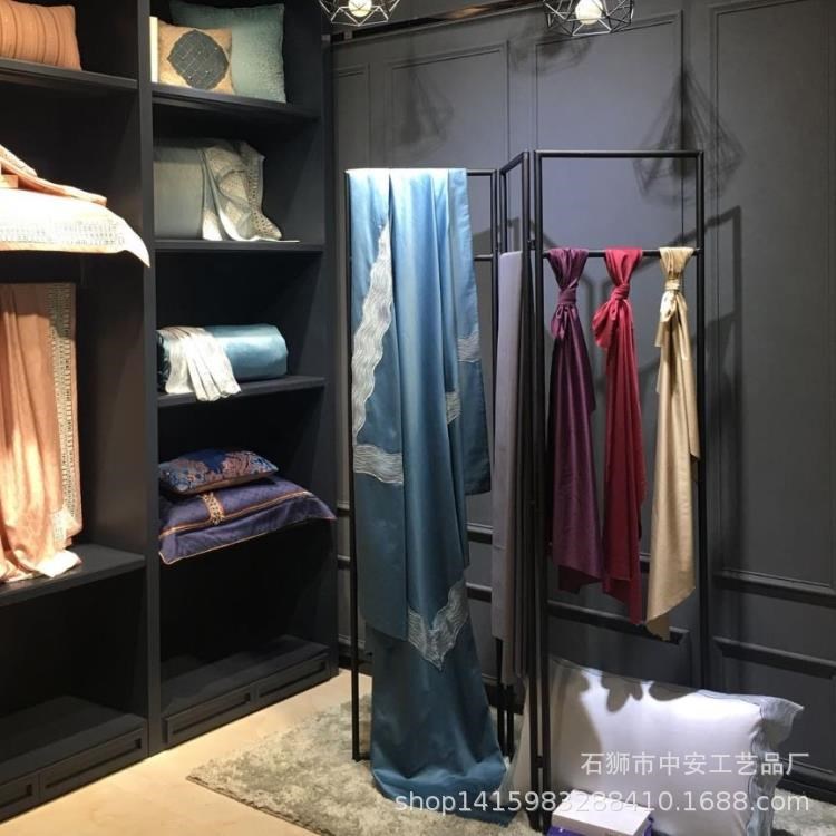 服装店橱窗展示架落地式货架衣架中岛架子简约创意屏风婚纱架子