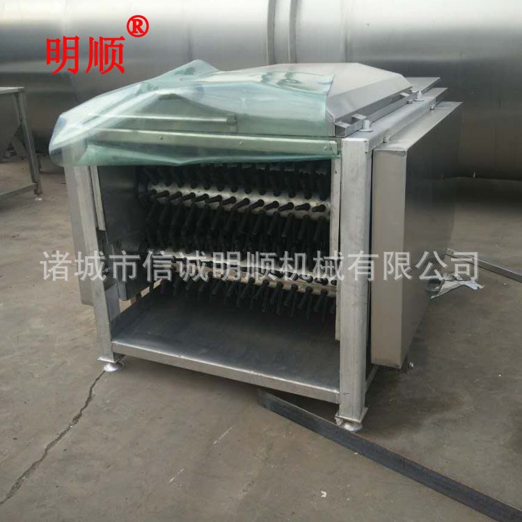 F 鸡鸭鹅500只左右 打的干净用的放心 翻转浸烫机小型鸡脱毛鸡