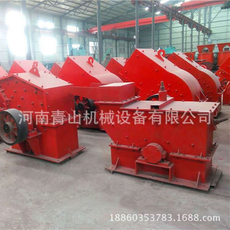 建筑垃圾移动锤式粉碎机 重型锤式破碎机 鹅卵石锤破环保设备
