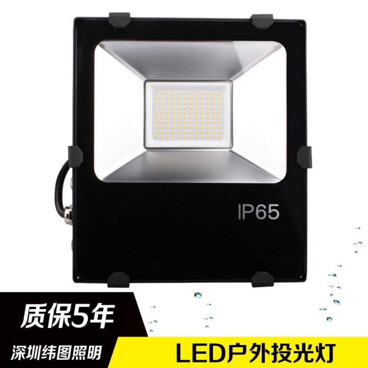 LED70W 100W投光灯 中高端泛光灯游乐场公园古建筑专用LED投光灯