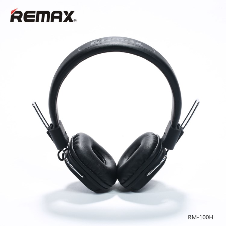 Remax 100H头戴HIFI耳机兼容ios系统和安卓系统 线控耳机带麦克风