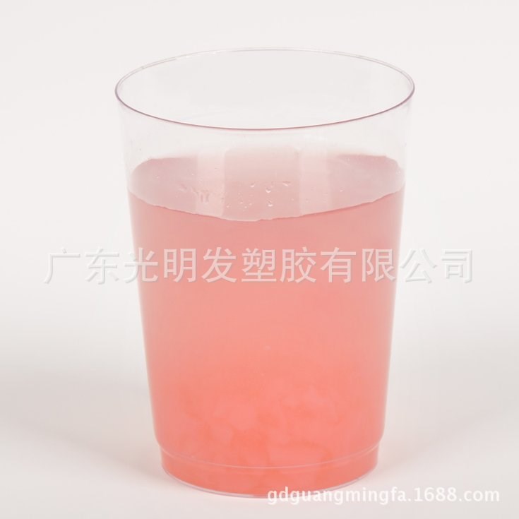 生产厂家ISO QS ps航空塑料杯  带盖 环保一次性杯