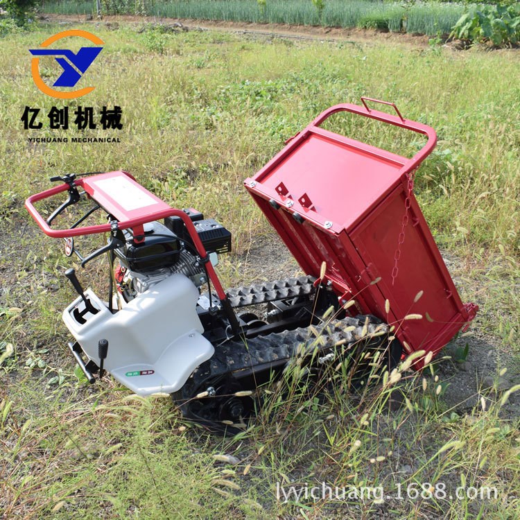 新款轻便型履带运输车 载重大轻便灵活自卸车 全地形田间搬运车