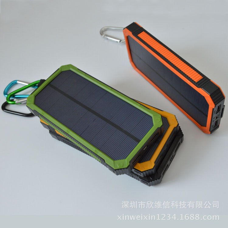 陆虎二代强光太阳能移动电源 露营灯充电宝 solar power bank