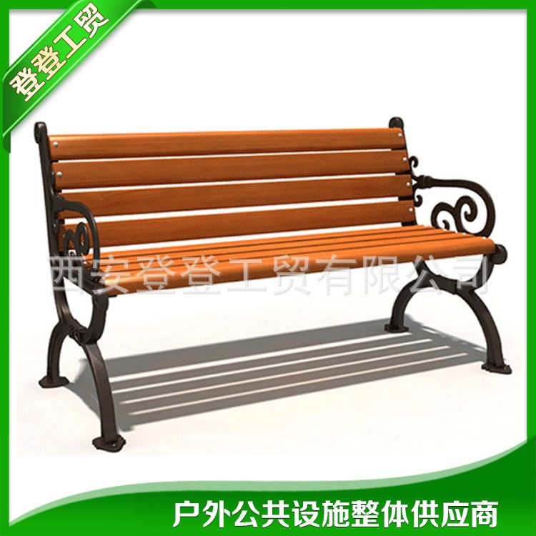 厂家长期销售 塑木公园椅 防腐木公园椅户外 景观公园椅