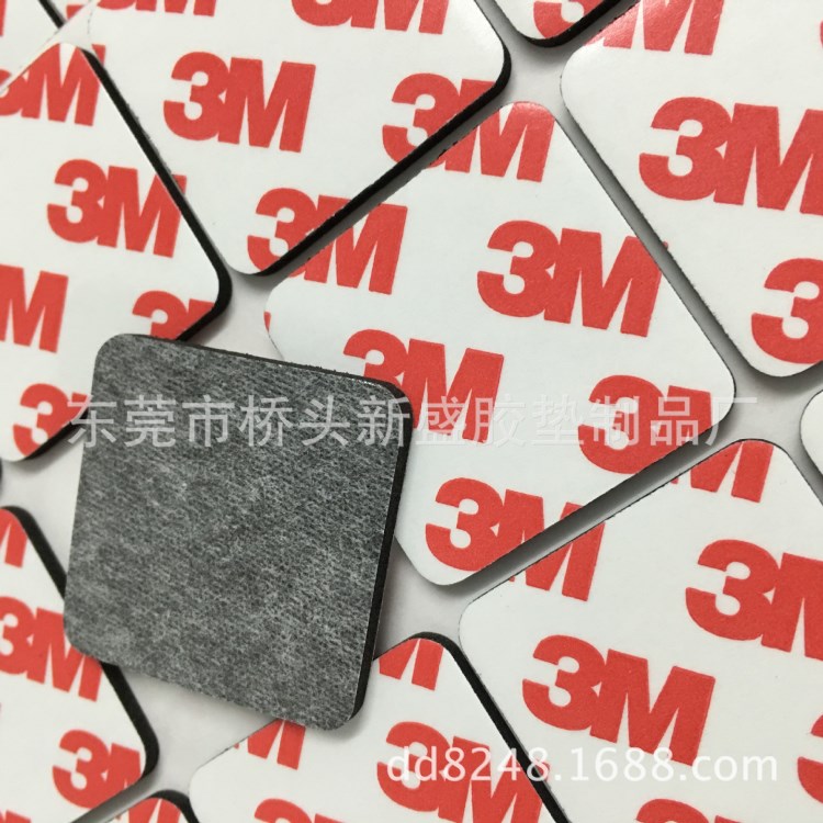 3M55236双面胶贴 eva泡棉胶贴 5925红色3M字 5952亚克力汽车胶带