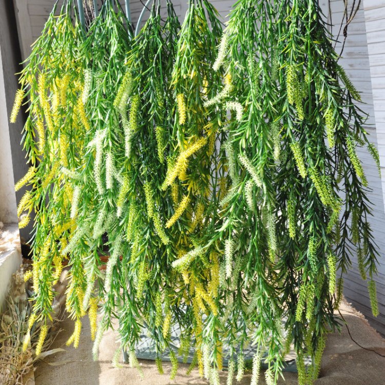 仿真植物藤条吊篮吊兰紫罗兰壁挂装饰植物家居装饰绿植假花批发