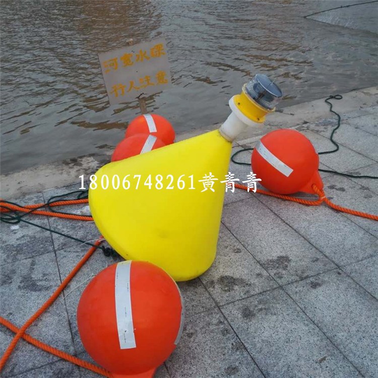 航标灯浮标 航运锥形浮标 配太阳能灯浮标
